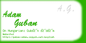 adam guban business card